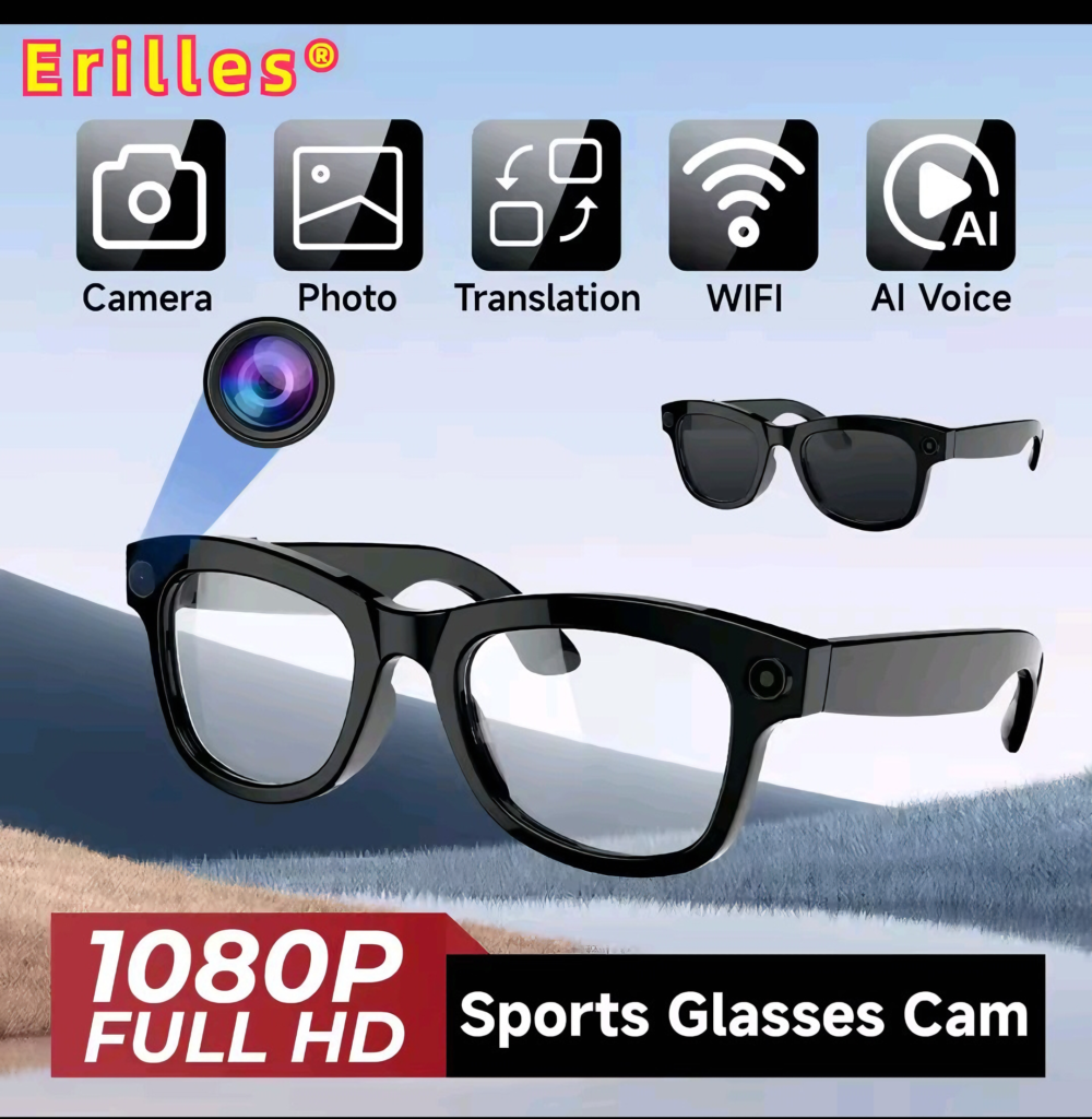 Smart AI Camera Glass